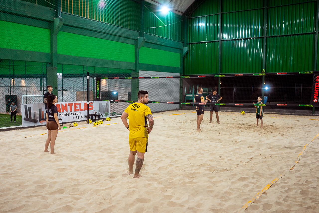 Quadra para vôlei Areia
